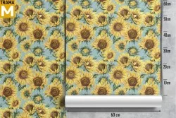 Vintage Nature Flowers Wallpaper