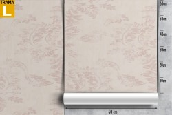 Refined vintage abstract flowers nature wallpaper.