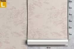 Refined vintage abstract flowers nature wallpaper.