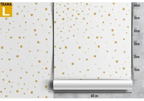 Glamour luxury modern polka dot wallpaper decoration. 2