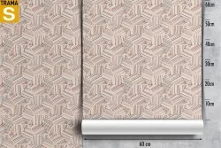 Carta da Parati Design e Stili Geometrica Righe e Onde