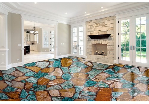 Wallpaper surface stones mosaic tiles 2