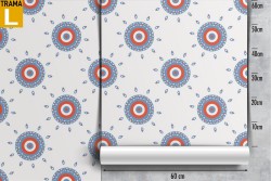 Abstract geometric wallpaper decoration.