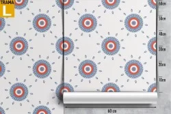 Carta da Parati decorazione astratta geometrica.