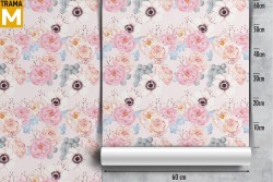 Carta da Parati Fiori Natura Vintage