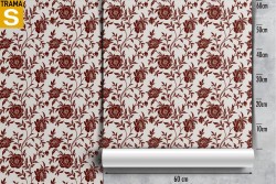 Carta da Parati Design e Stili Flora e Fauna Fiori Natura Stilizzata Vintage