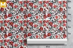 Carta da Parati Fiori Natura Vintage