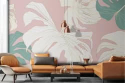 Abstract nature wallpaper tropical leaves