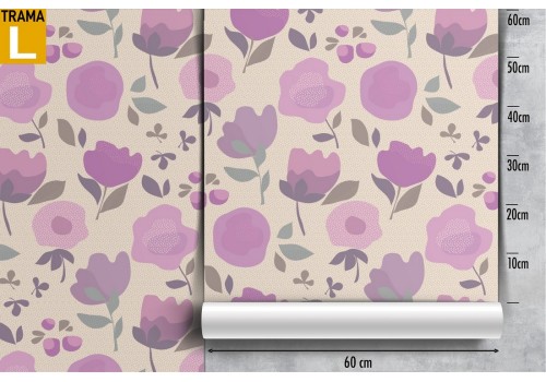 Abstract pink flowers nature pattern wallpaper. 2