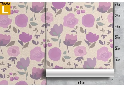 Abstract pink flowers nature pattern wallpaper. 2