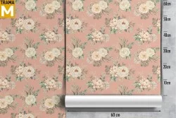 Carta da Parati Fiori Natura Vintage