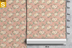 Carta da Parati Design e Stili Flora e Fauna Fiori Natura Vintage