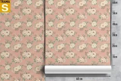 Carta da Parati Design e Stili Flora e Fauna Fiori Natura Vintage
