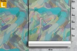 Modern abstract blue wallpaper decoration.