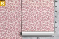 Carta da Parati Design e Stili Flora e Fauna Fiori Natura Stilizzata Vintage