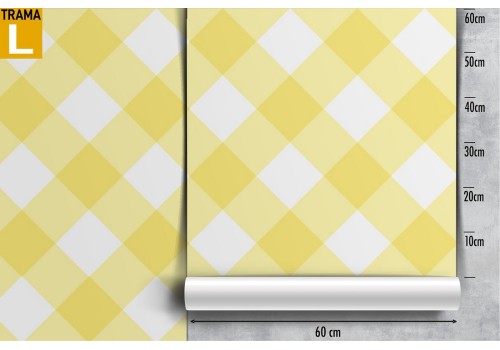 Geometric decoration wallpaper yellow stripes. 2