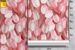 Wallpaper flowers nature modern design.