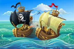 Children's Pirate Wallpaper