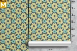 Carta da Parati Fiori Natura Stilizzata