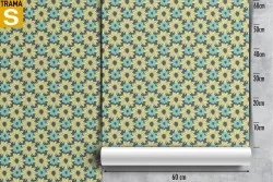Carta da Parati Design e Stili Flora e Fauna Fiori Natura Stilizzata