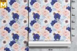 Vintage Nature Flowers Wallpaper