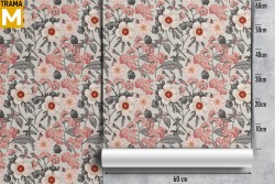 Carta da Parati Fiori Natura Vintage