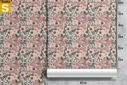 Wallpaper Design and Styles Flora and Fauna Flowers Nature Vintage