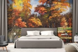 Carta da Parati Fiumi Cascate Laghi Foreste e Alberi Natura