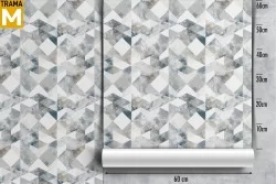 Carta da Parati Mattonelle Geometrica