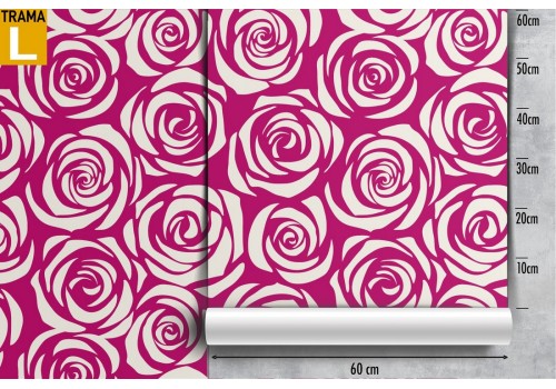 Modern wallpaper with stylized nature flowers roses. 2