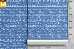 Stylized Wallpaper Stripes and Waves