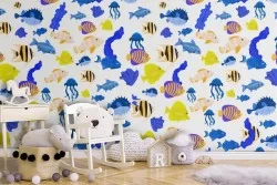 Wallpaper nature marine animals children.