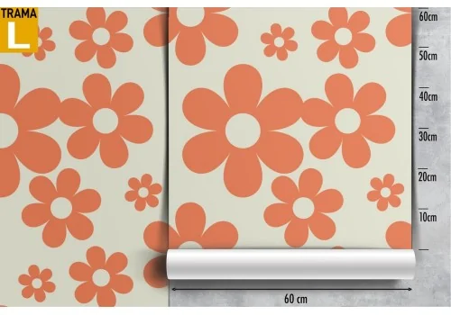 Carta da Parati fiori natura pattern moderno. 2