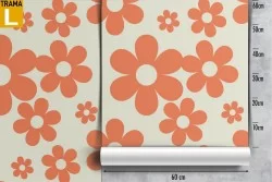 Wallpaper flowers nature modern pattern.