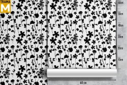 Carta da Parati Astratta Fiori Moderna Natura