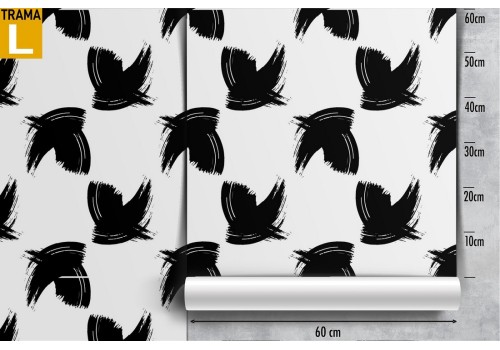 Wallpaper with stylized birds nature pattern. 2