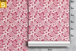 Carta da Parati Design e Stili Flora e Fauna Fiori Foglie Moderna Natura