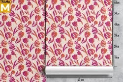 Modern Nature Flowers Wallpaper