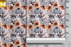 Vintage Nature Flowers Wallpaper