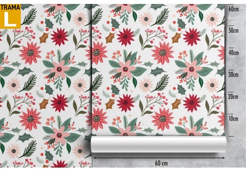 Red flowers vintage nature wallpaper. 2