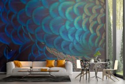 Peacock feather nature wallpaper