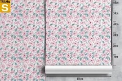Wallpaper Design and Styles Flora and Fauna Stylized Nature Flowers