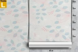 Abstract nature leaves pattern wallpaper.