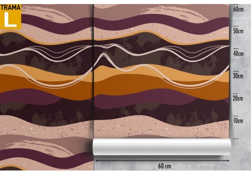 Vintage abstract wave wallpaper decoration. 2