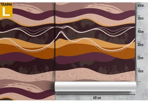Vintage abstract wave wallpaper decoration. 2