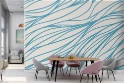Abstract striped wallpaper modern design.