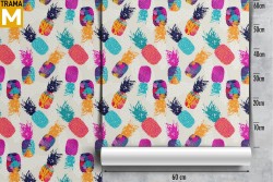 Stylized Modern Flowers Wallpaper