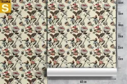 Flora and Fauna Wallpaper Design and Styles Vintage Nature Flowers