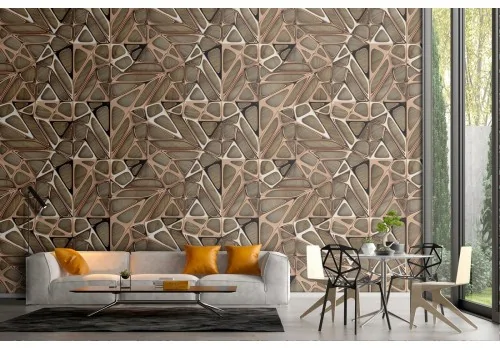 Iron surface wallpaper geometries 2