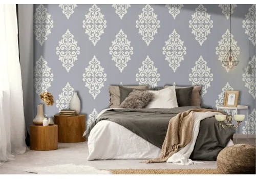Damask wallpaper classic vintage design.